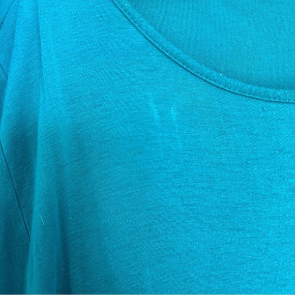 Storm Teal Women's Blouse - Picture 2 of 4